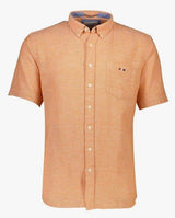 Bison - Kortærmet hørmix skjorte - HUSET Men & Women