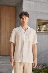 Casual Friday Daniel - Kortærmet jacquard skjorte - HUSET Men & Women