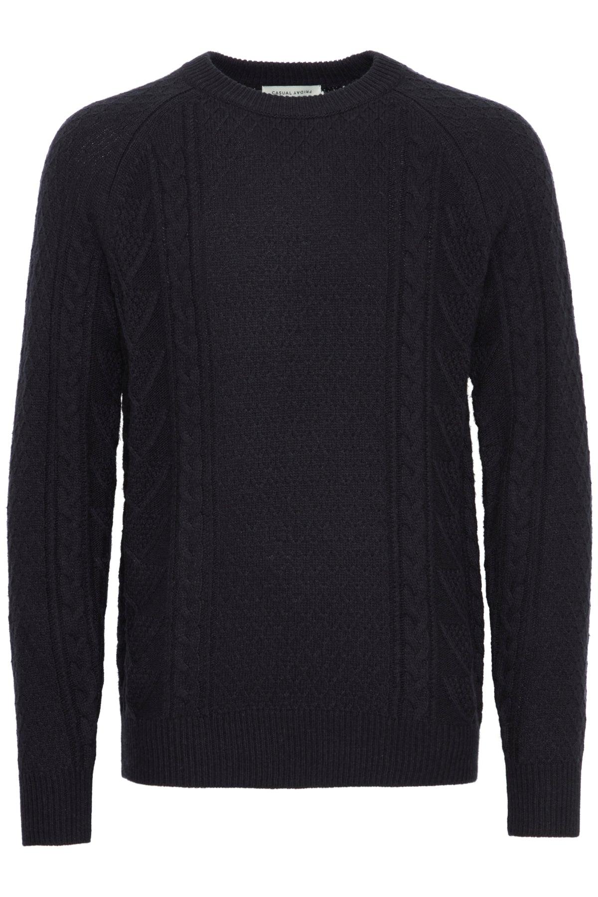 Casual Friday Kristian - Cable striktrøje - HUSET Men & Women