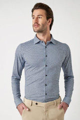 Desoto - Langærmet jersey skjorte - HUSET Men & Women