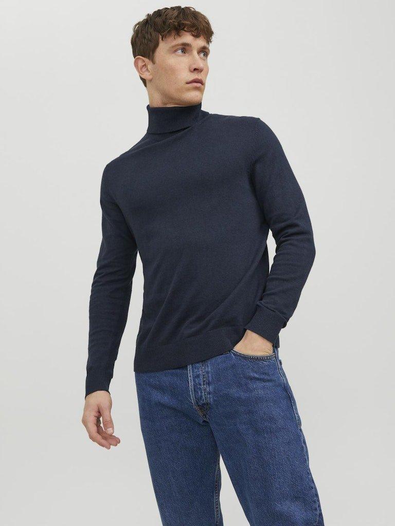 Jack & Jones Emil - Strikket pullover med rullekrave - HUSET Men & Women