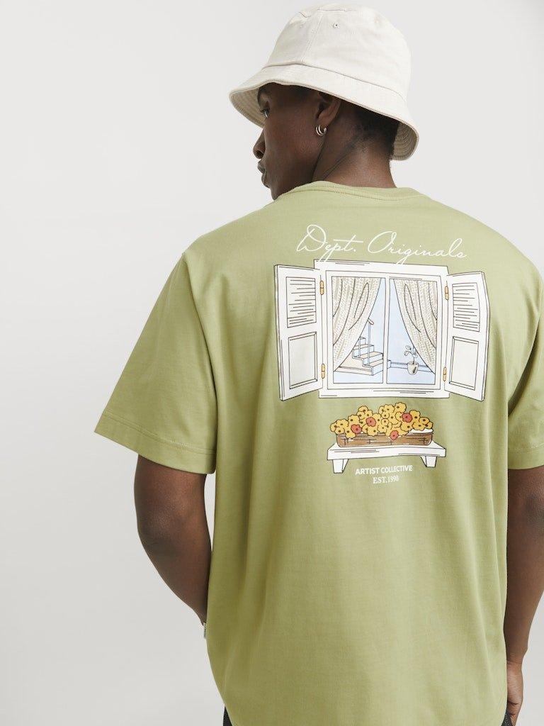 Jack & Jones Islington - Loose fit t-shirt med backprint - HUSET Men & Women