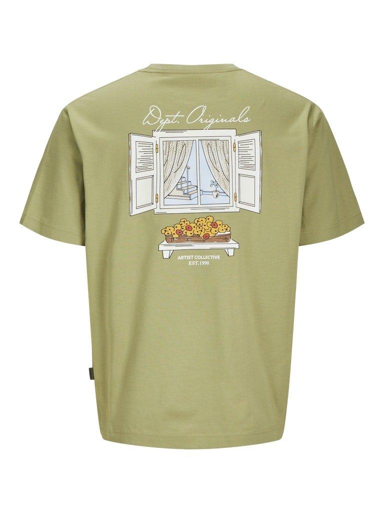 Jack & Jones Islington - Loose fit t-shirt med backprint - HUSET Men & Women