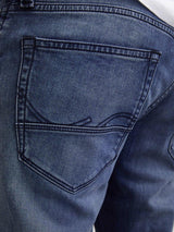 Jack & Jones Mike 424 I.K. - Mørkeblå Tapered fit jeans - HUSET Men & Women