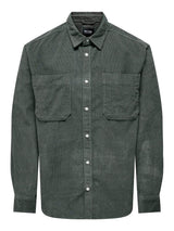 Only and Sons Alp - Relaxed fit fløjlsskjorte - HUSET Men & Women