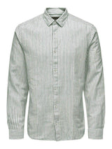 Only & Sons Caiden - Slimfit hørmix skjorte - HUSET Men & Women