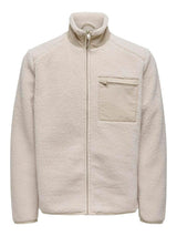 Only & Sons Dallas - Sherpa jakke fullzip med lomme - HUSET Men & Women