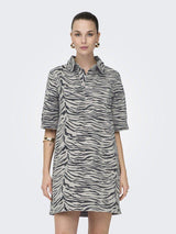 Only Gry - Zebra denim kjole - HUSET Men & Women
