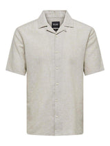 Only&Sons Caiden - Kortærmet hørmix skjorte - HUSET Men & Women