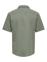 Only&Sons Caiden - Kortærmet hørmix skjorte - HUSET Men & Women