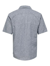 Only&Sons Caiden - Kortærmet hørmix skjorte - HUSET Men & Women