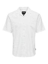 Only&Sons Caiden - Kortærmet hørmix skjorte - HUSET Men & Women