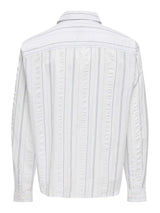 Only&Sons Quentin - Relaxed seersucker skjorte - HUSET Men & Women