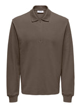 Only&Sons Trevor - Langærmet polo i regular fit - HUSET Men & Women