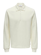 Only&Sons Trevor - Langærmet polo i regular fit - HUSET Men & Women