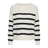 Pieces Fally - Stribet striktrøje - HUSET Men & Women