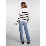 Pieces Fally - Stribet striktrøje - HUSET Men & Women