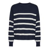 Pieces Fally - Stribet striktrøje - HUSET Men & Women