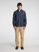 Selected Homme Carlo - Langærmet denim skjorte i regular fit - HUSET Men & Women