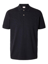 Selected Homme Paul - Kortærmet jacquard polo - HUSET Men & Women