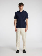 Selected Homme Paul - Kortærmet jacquard polo - HUSET Men & Women