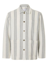 Selected Homme Tony - Stribet overshirt - HUSET Men & Women