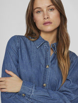 Vila Caya - Denim skjorte - HUSET Men & Women