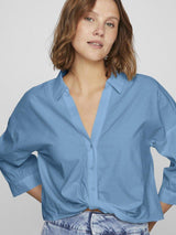 Vila Hailey - Cropped skjorte - HUSET Men & Women