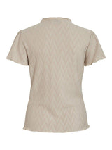 Vila Plisea - Funnel neck top - HUSET Men & Women