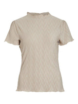 Vila Plisea - Funnel neck top - HUSET Men & Women