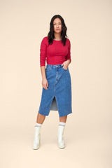 Vila Sol - Denim nederdel - HUSET Men & Women