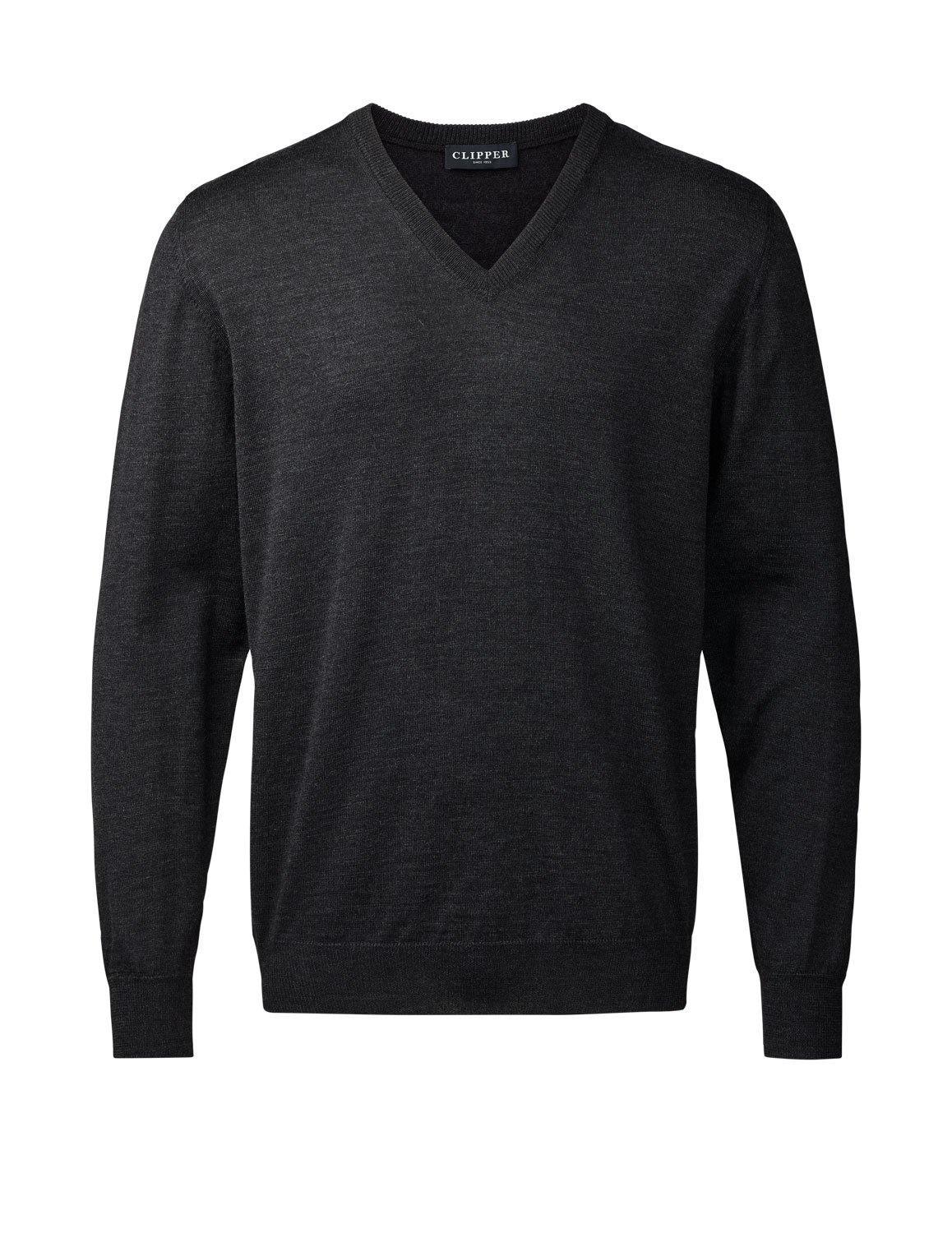 Clipper V-neck - merinould - HUSET Men & Women
