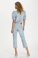 Denim Hunter Vitus - Ankel jeans alm waist - HUSET Men & Women