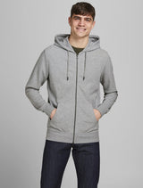 Jack & Jones Basic Zip Hood - Sweat - HUSET Men & Women