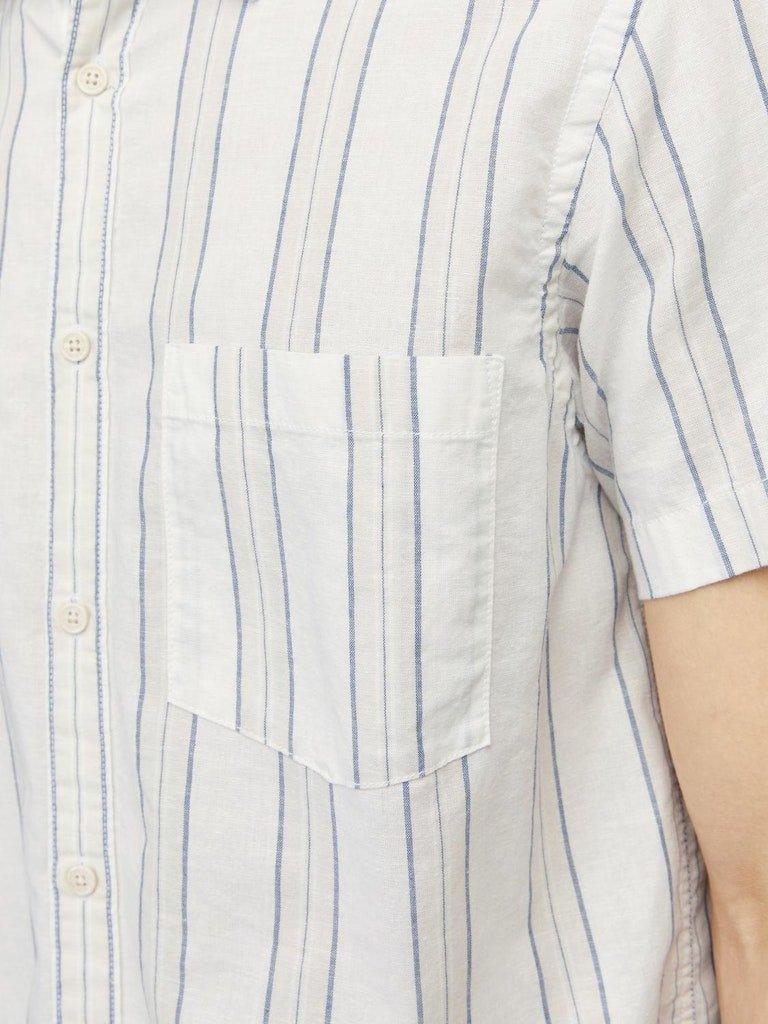 Jack & Jones - Hørmix kortærmet skjorte - HUSET Men & Women