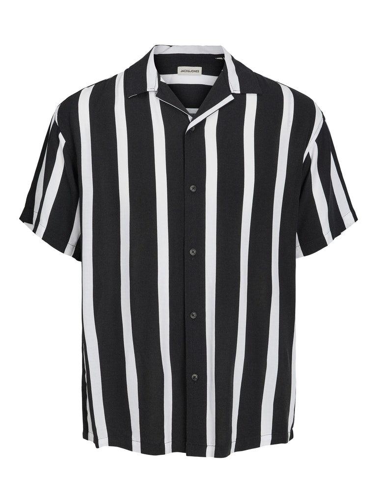 Jack & Jones Jeff - Stribet kortærmet skjorte i relaxed fit - HUSET Men & Women