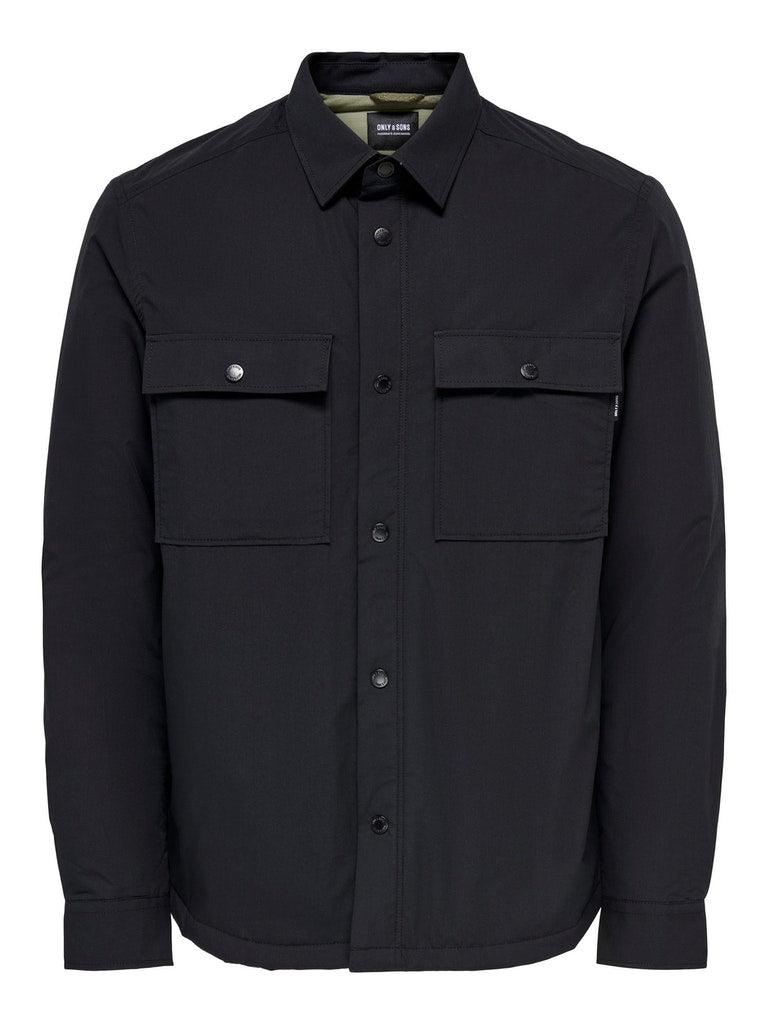 Only and Sons Brick - Poplin padded overshirt - HUSET Men & Women