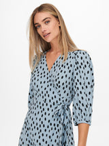 Only Olivia - Wrap midi kjole - HUSET Men & Women