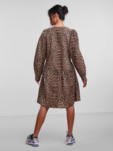Pieces Nina - Leopard kjole - HUSET Men & Women