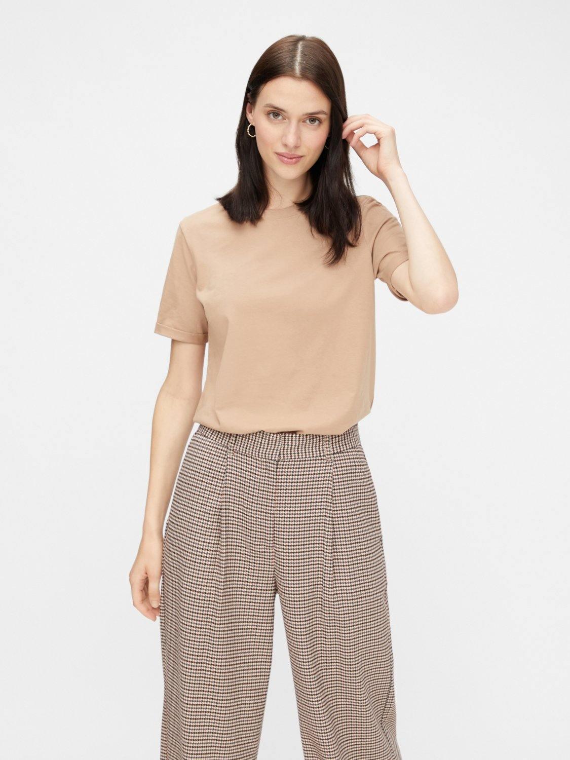 Pieces Ria - Basis t-shirts i økologisk bomuld - HUSET Men & Women