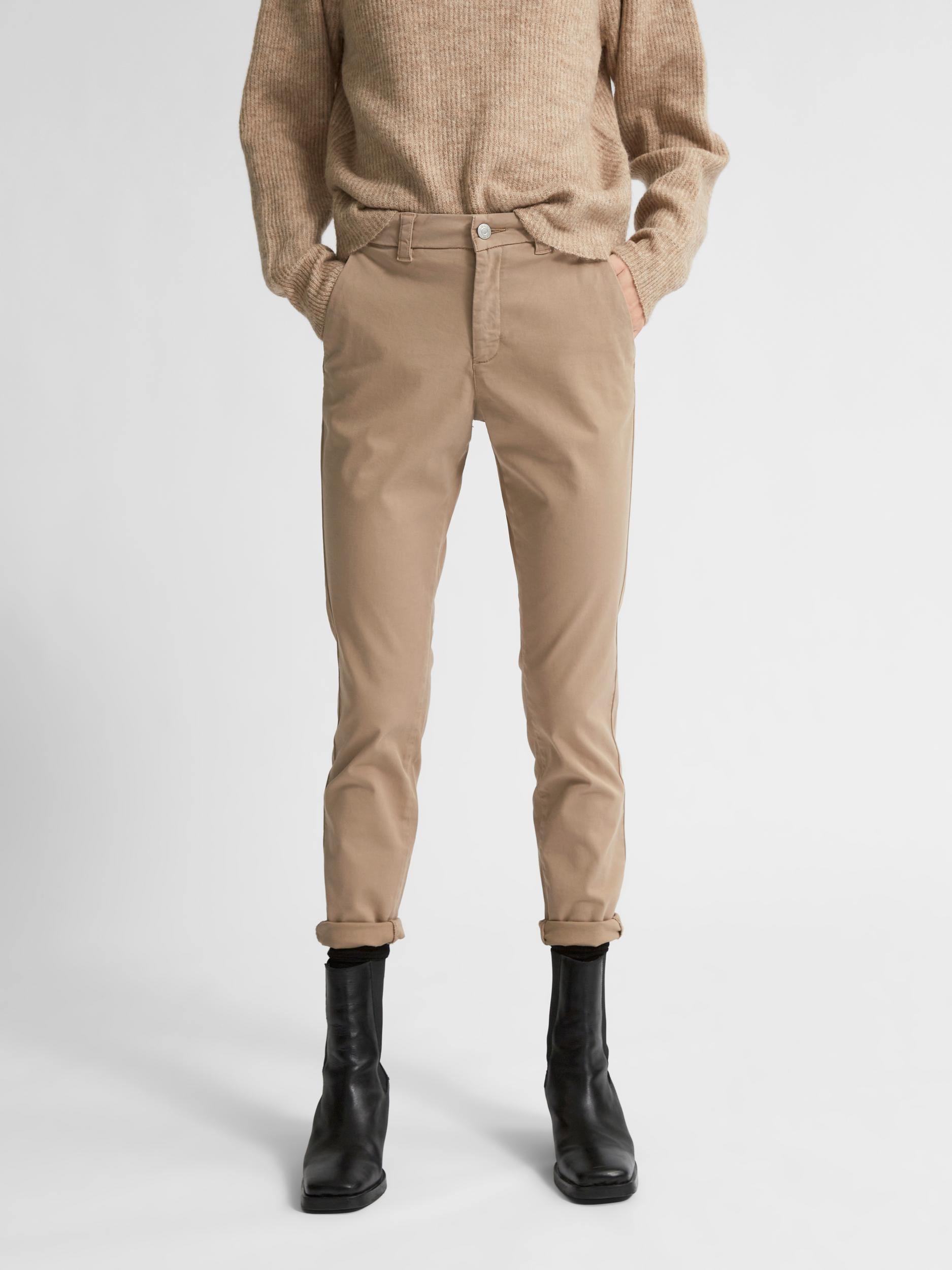 Selected Femme Miley - Chino midwaist - HUSET Men & Women