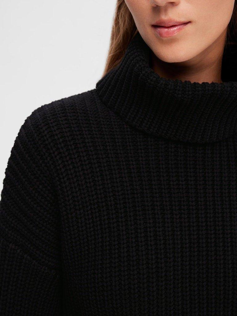 Selected Femme Selma Sefika - Rullekrave strik - HUSET Men & Women