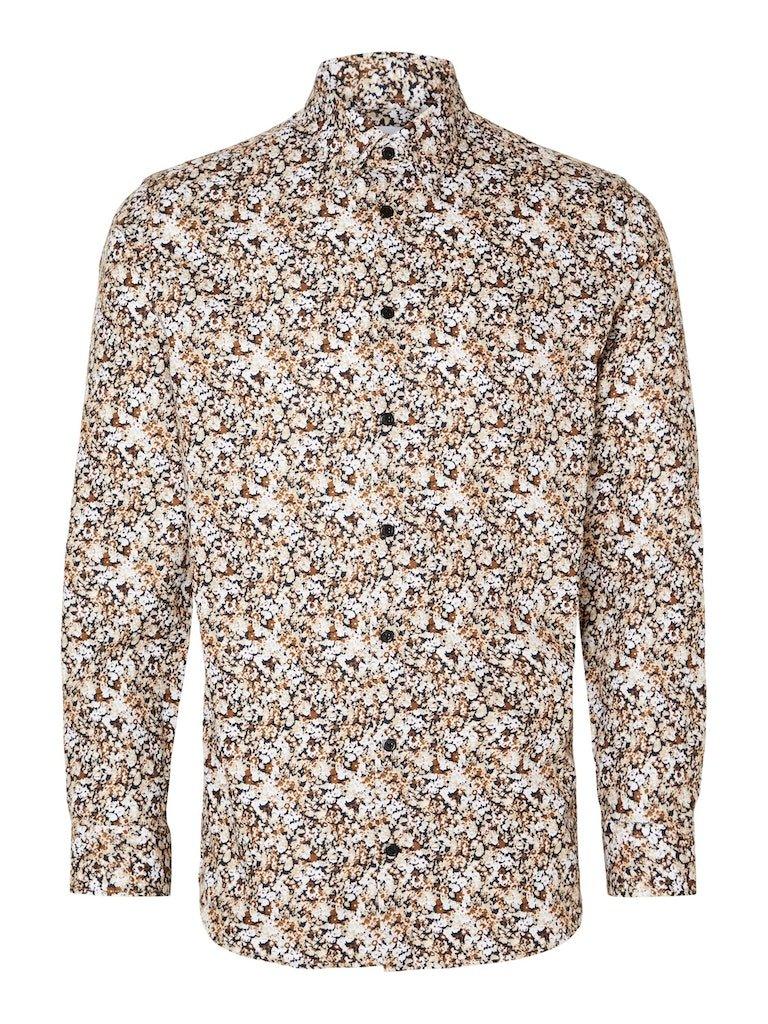 Selected Homme Ethan - Slim fit printet skjorte - HUSET Men & Women