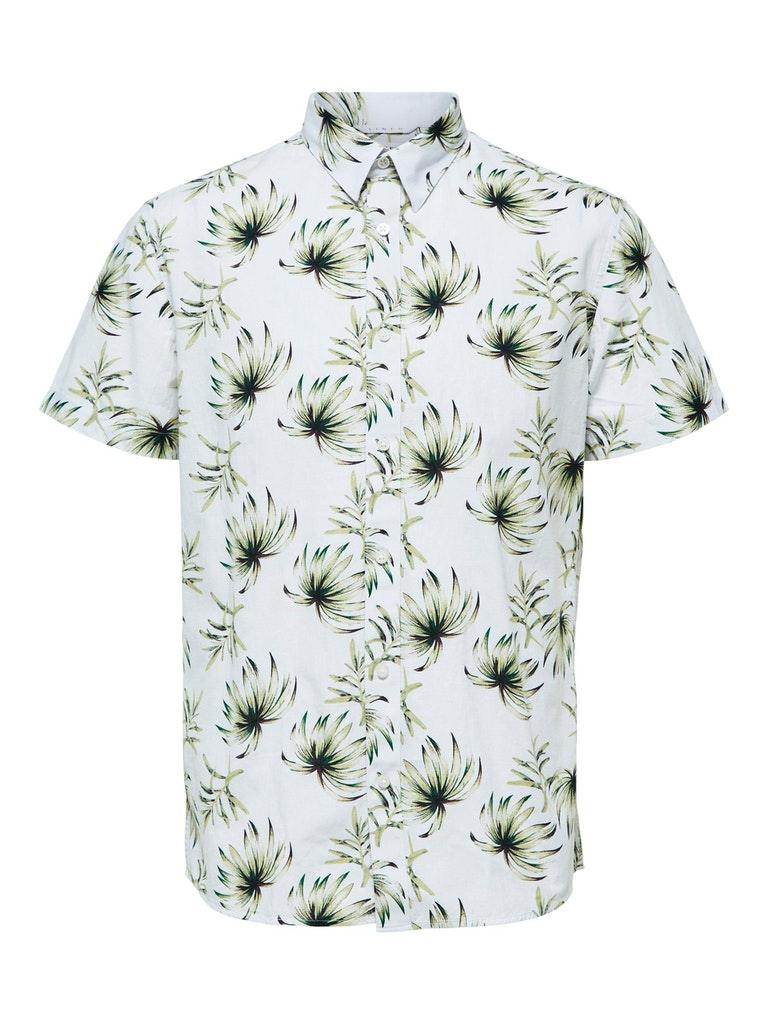 Selected Homme Linen - Regularfit hørskjorte m. korte ærmer - HUSET Men & Women