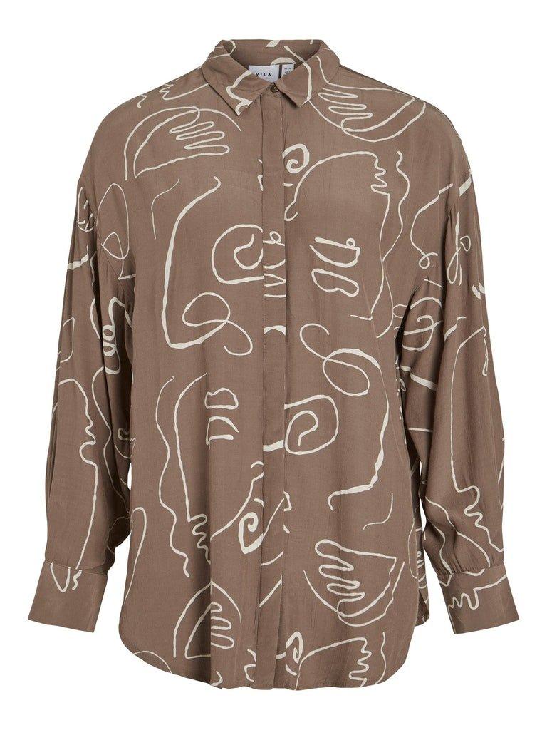 Vila Kikki - Oversize skjorte - HUSET Men & Women