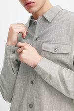 Casual Friday August - Hørmix overshirt - HUSET Men & Women (8825437421915)