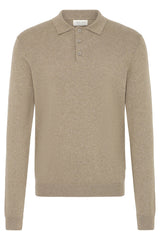 Casual Friday Frode - Langærmet strikket polo - HUSET Men & Women - Casual Friday