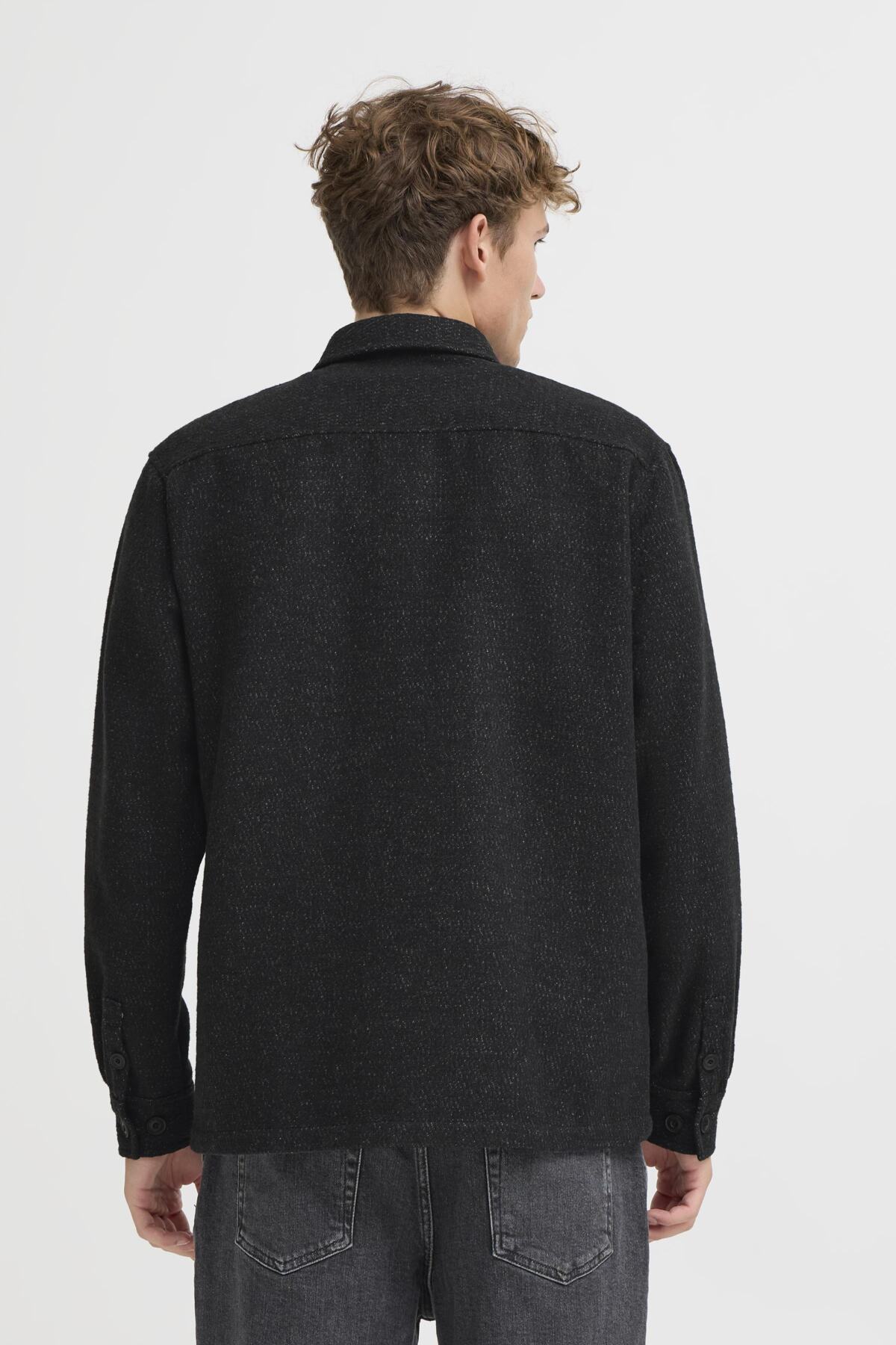 Casual Friday Hagel - Uldmix overshirt - HUSET Men & Women - Casual Friday