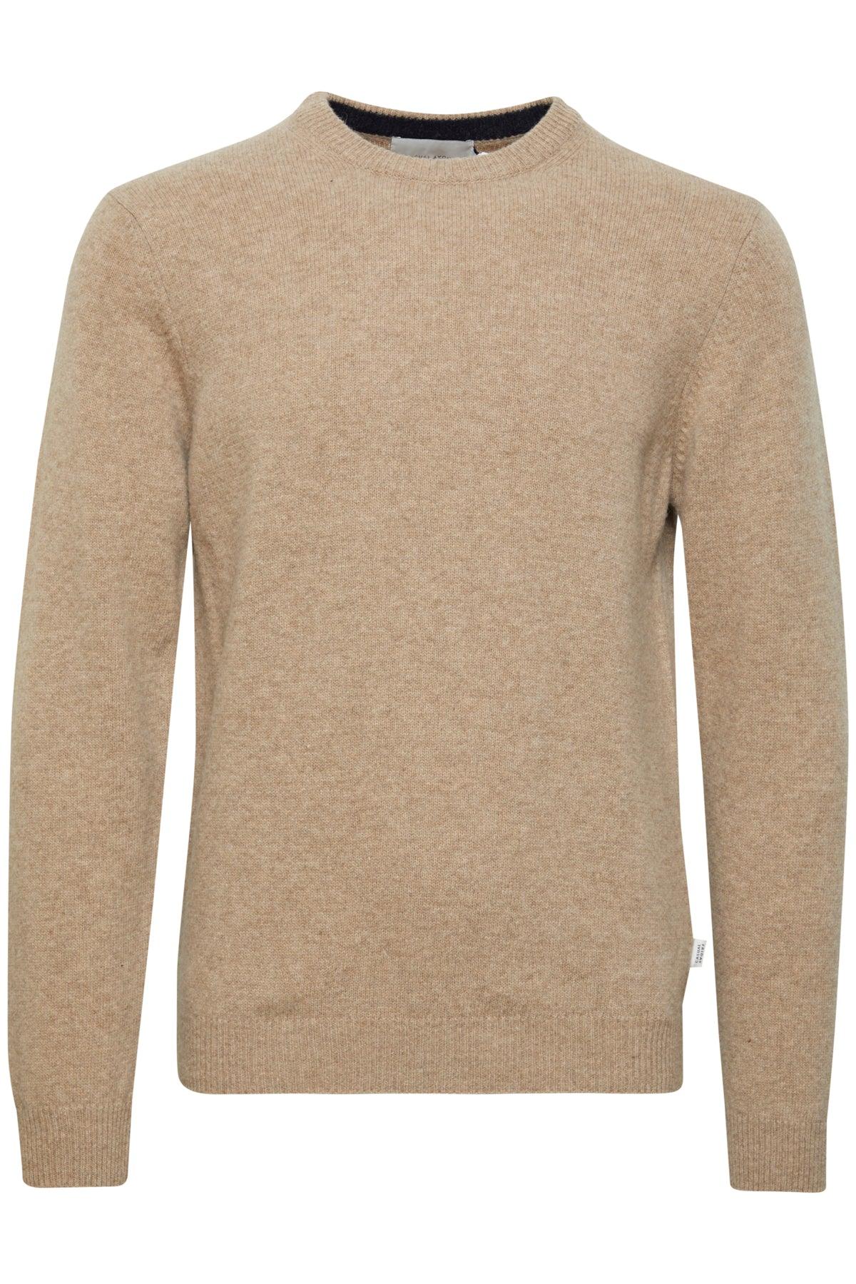 Casual Friday Karl - Lammeulds striktrøje i regular fit - HUSET Men & Women