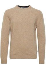 Casual Friday Karl - Lammeulds striktrøje i regular fit - HUSET Men & Women